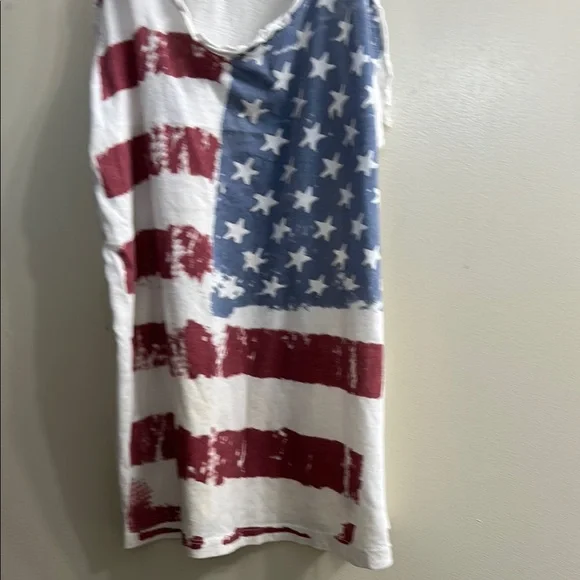 Forever 21 Stars and Stripes Tank Top - Red, White, Blue - Picture 2 of 8